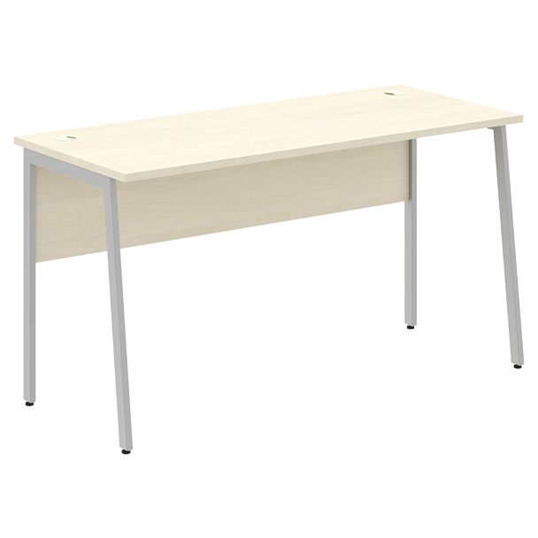 Стол прямой СП-3.1P Клен*/Алюминий 1400х608х755 IMAGO PLUS - Вид 1