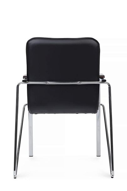 Стул Самба с деревянными подлокотниками SMB-02H Хром гальв. Черный - Вид 4