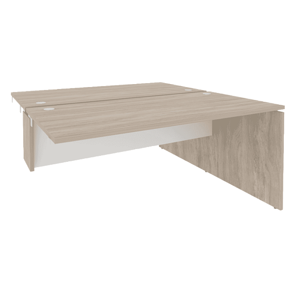 Onix Стол-приставка двойной к опорным элементам O.D.SPR-4.8 Дуб аттик/Белый бриллиант 1580*1635*750 - Вид 1