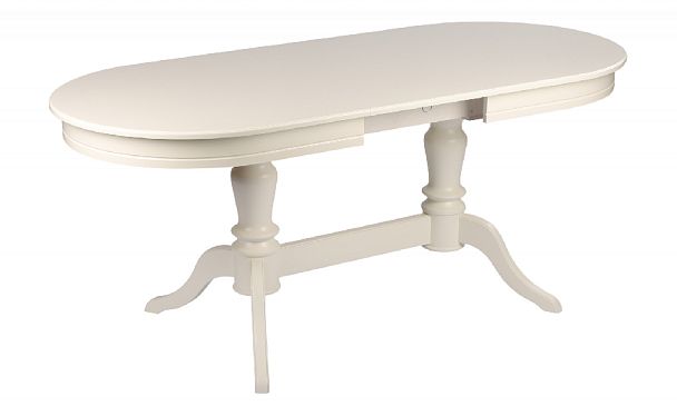 Обеденная группа стол Арей 140(180)х80х76 Слоновая кость и 6 стульев Арктос Слоновая кость/Бежевый жаккард - Вид 4