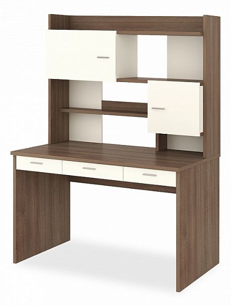 Стол компьютерный Домино СП-83 Белый/Шамони - Вид 1