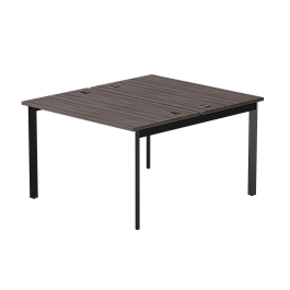 Бенч-система на 2 места Everprof EVO на металлокаркасе 1180х670(1370)x755 опоры 45гр Дуб Пасадена/Черный - Фото предпросмотра