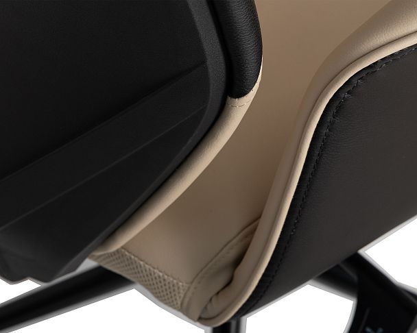 Офисное кресло для руководителей DOBRIN MAXWELL (кремово-черный) - Вид 7