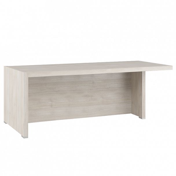 Стол письменный с асимметричными опорами, правый Solid 200x88x75 светлый дуб - Вид 1