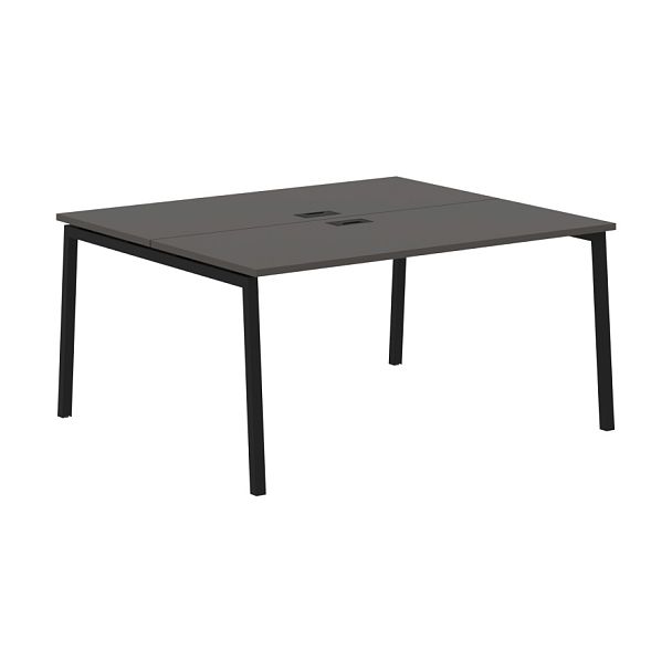 Стол 2-х местный ELWST 1513 Мокко/Черный 1560х1346х750 EDIS - Вид 1