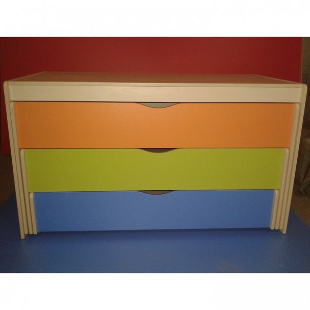 Кровать 3-х ярусная выкатная с тумбой КМД-05 - Вид 5