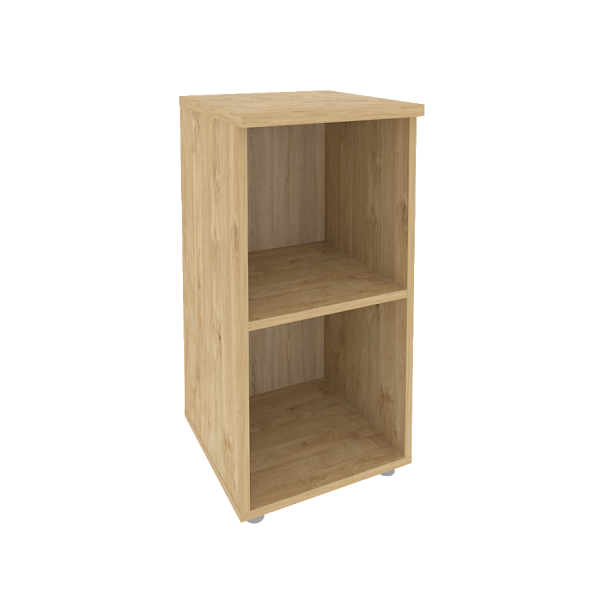 Onix Стеллаж низкий узкий O.SU-3 Тиквуд светлый 400*420*823 - Вид 1