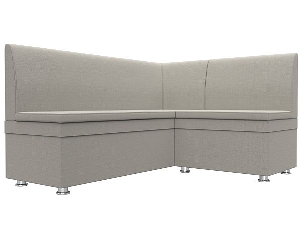 Диван кухонный угловой Уют правый угол Рогожка бежевый - Вид 3