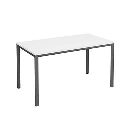 Стол письменный на металлокаркасе МП2 Комфорт МП2 К.А2 182 БП белый премиум / антрацит - Фото предпросмотра