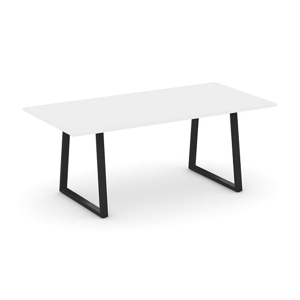 Style Project Direct Direct Стол переговорный SN-6T1.SPRG-198.3 Белый/Металл Черный 1980*980*750 - Вид 1