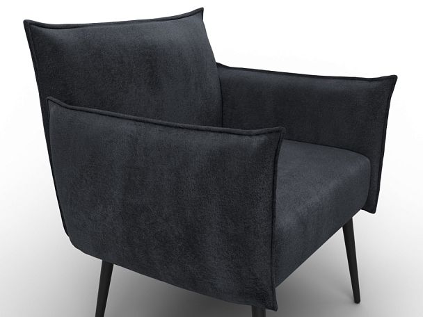 Кресло Лига-083 Велюр серый - Вид 4