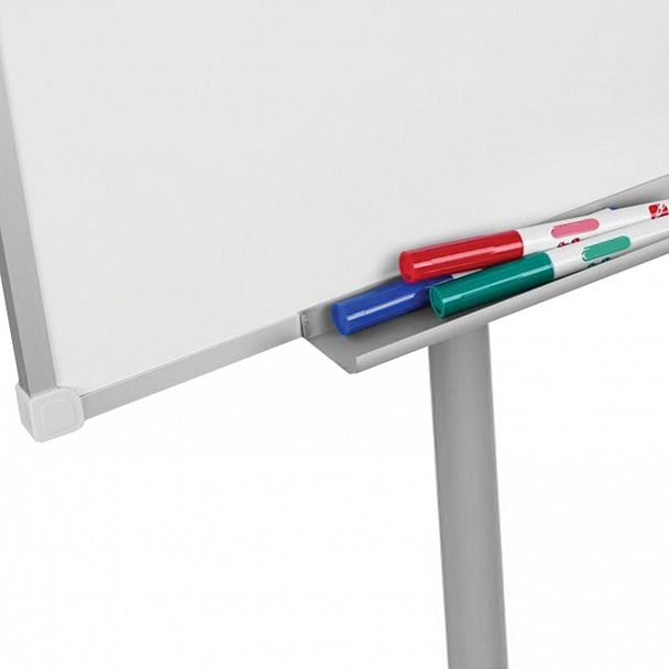 Доска-флипчарт магнитно-маркерная (70х100 см), передвижная, ГАРАНТИЯ 10 ЛЕТ, РОССИЯ, BRAUBERG Стандарт, 235527 - Вид 6