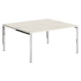 Стол 2-х местный XGWST 1614.1 Сосна Эдмонт/Нержавейка полированная 1600х1400х750 XTEN GLOSS - Фото предпросмотра