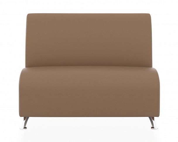 Диван двухместный "Интер хром" черный - Вид 6