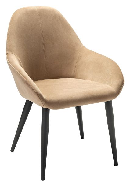 Кресло Kent Diag beige/черный - Вид 1