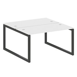 Metal System Quattro Р. ст. на О-образном м/к 50БО.РАС-СП-2.3 Белый/Антрацит металл 1400*1475*750 - Фото предпросмотра