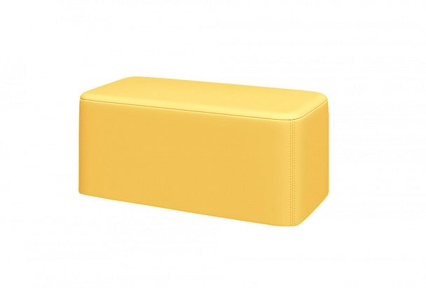 Пуф БЛОК БК-9040 90х45х40h Oregon 08 (кожзам) желтый "Пуфы и банкетки"  ТК-002920003413 желтый - Вид 1