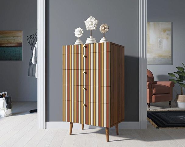 Комод высокий Berber принт 20 арт BB10/Print_20 - Вид 3