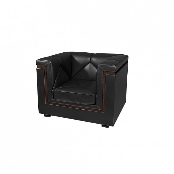 Кресло Dexter 119x89x82 чёрный - Вид 1