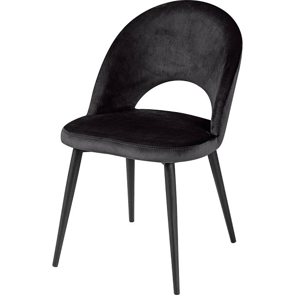Стул кухонный Рэди черный велюр/черный - Вид 1
