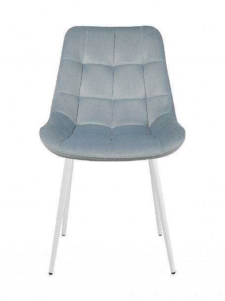 Комплект стульев Эйден, Confetti dusty blue/белый, 2 шт. - Вид 2