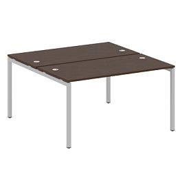 Metal System Quattro Р. ст. на П-образном м/к 40БП.РАС-СП-2.3 Венге/Серый металл 1400*1475*750 - Фото предпросмотра