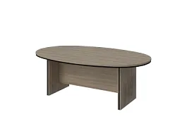 БЕРЛИН / BERLIN Конференц-стол составной 2160х1300х740 Шорвуд/Черный - Фото предпросмотра