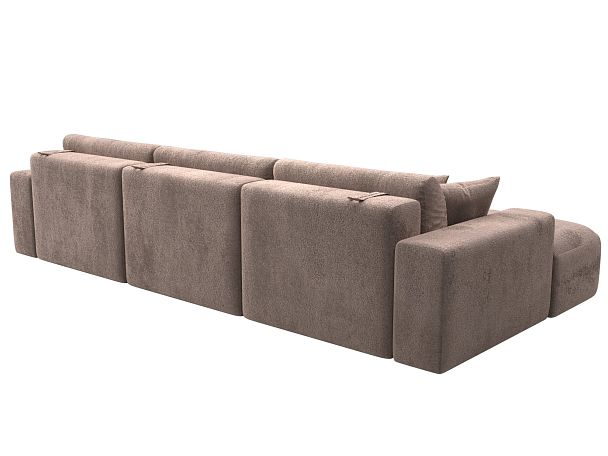 Диван угловой Лига-036 НПБ Классик Лонг левый угол Велюр бежевый - Вид 6