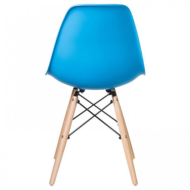 Стул обеденный LMZL-PP623 (ножки светлый бук, цвет сиденья голубой) - Вид 5