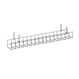 Кабель-канал сетчатый узкий KK-S-80U Металл Антрацит 805*131*154 - Фото предпросмотра