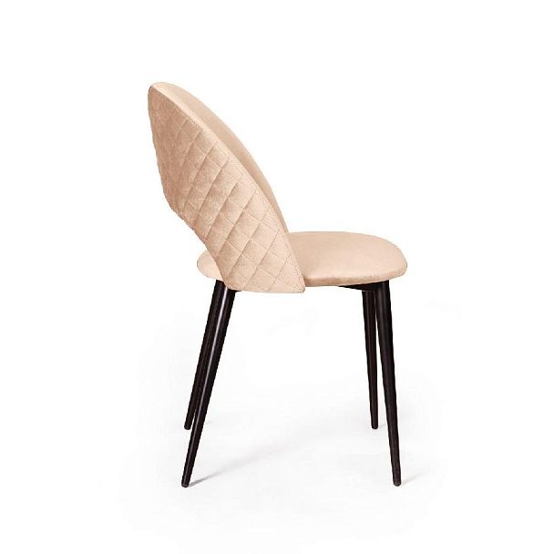 Стул Max ромб, бархат бежевый 5 - Вид 3