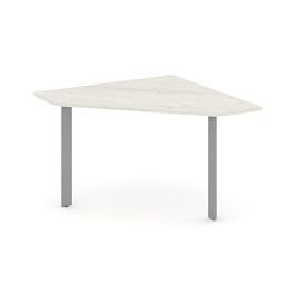 Style Project Next Угловой элемент переговорного стола SN-59.UPRG-031 Дуб Наварра/Металл Серый 1180*1180*750 - Фото предпросмотра