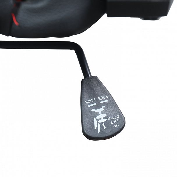 Кресло компьютерное BRABIX "GT Carbon GM-120", две подушки, экокожа, черное/красное, 531931 - Вид 18