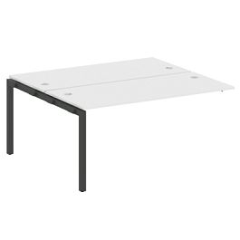 Metal System Quattro Р. ст. криволинейная на П-образном м/к 50БП.РАС-СА-2.4 Белый/Антрацит металл 1600*2435*750 - Фото предпросмотра