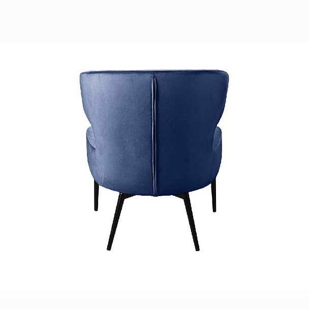Кресло Richard ромб, бархат синий 29 - Вид 4