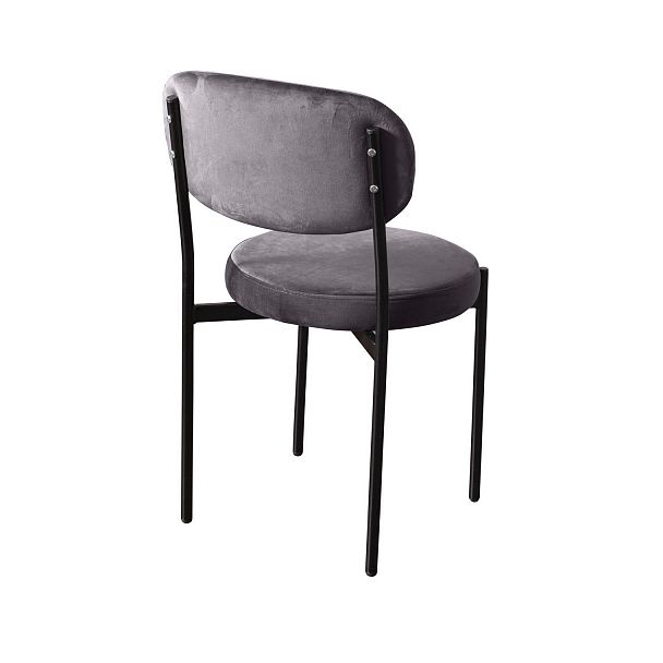 Стул Mason, бархат серый 27, стопируемый - Вид 5