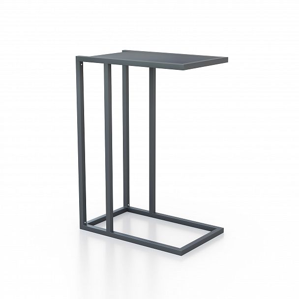 Стол журнальный "Триада-18" черный/белый - Вид 4