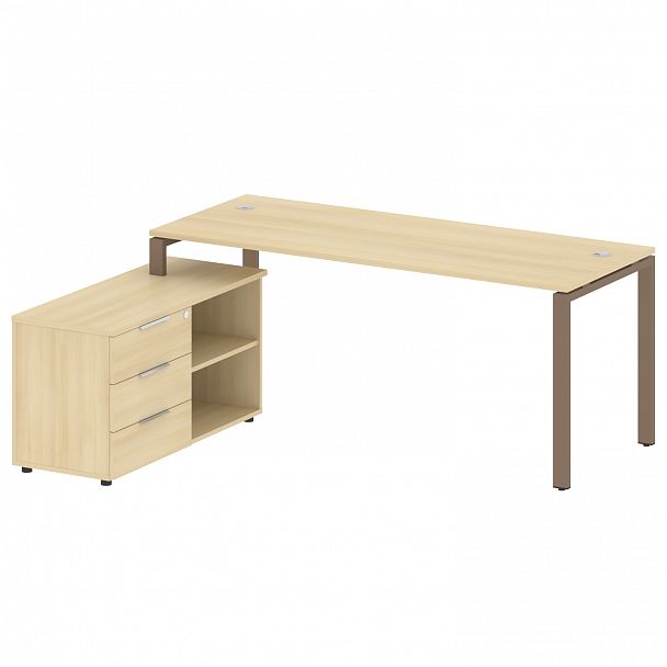 Рабочая станция "Metal System" БП.РС-СТС-2.5 акация/мокко - Вид 2