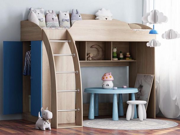 Кровать-чердак "Соня-1" кровать верхняя - Вид 1