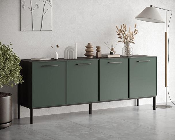 Комод с четырьмя дверками Nicole арт NEM01G - Вид 2