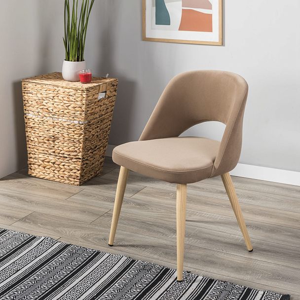 Стул Lars Diag beige/нат.дуб - Вид 10