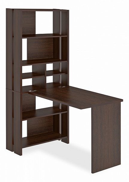 Стол компьютерный Домино Лайт СТЛ-ОВХ+С100Прям без тумбы Венге - Вид 1