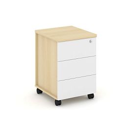 Стайл Проджект Тумба мобильная з/с ЛДСП SN.TM-006 Акация Лорка/Акация Лорка/Белый 416*460*611 - Фото предпросмотра