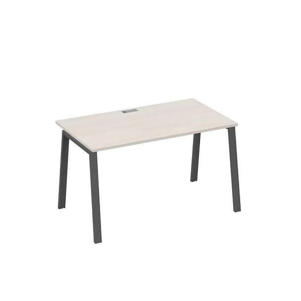 Стол письменный на металлокаркасе TRE A4 А4 Б3 024 БП дуб / металлокаркас антрацит - Вид 1