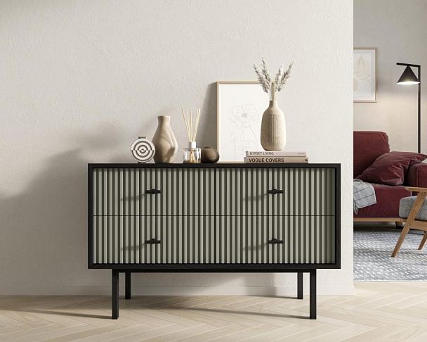 Комод с четырьмя ящиками Emerson арт EM05/gray/L - Вид 4