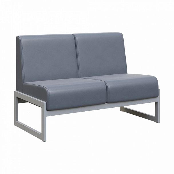 Диван двухместный "MODULE" MD.D2 Серый+серый - Вид 1