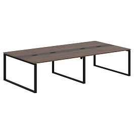 Конференц стол EQCT 3116 Дуб Денвер темный/Черный 3126х1606х750 EDIS - Фото предпросмотра