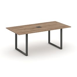 Style Project Direct Direct Стол переговорный SN-6O.SPRG-198 Дуб Табак/Металл Антрацит 1980*980*750 - Фото предпросмотра