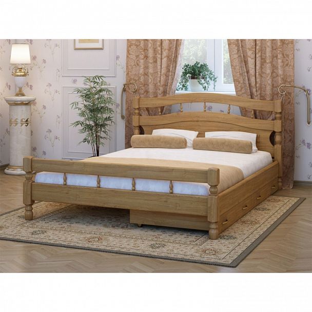 Кровать "Солнце 120" сосна - Вид 2