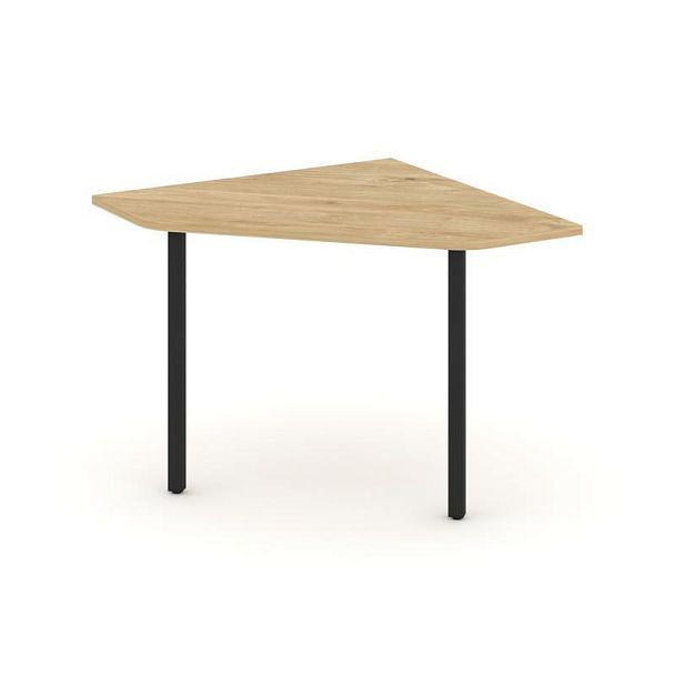 Стайл Проджект Угловой элемент перег. стола SN-4.UPRG-001 Тиквуд Светлый/Металл Черный 980*980*750 - Вид 1